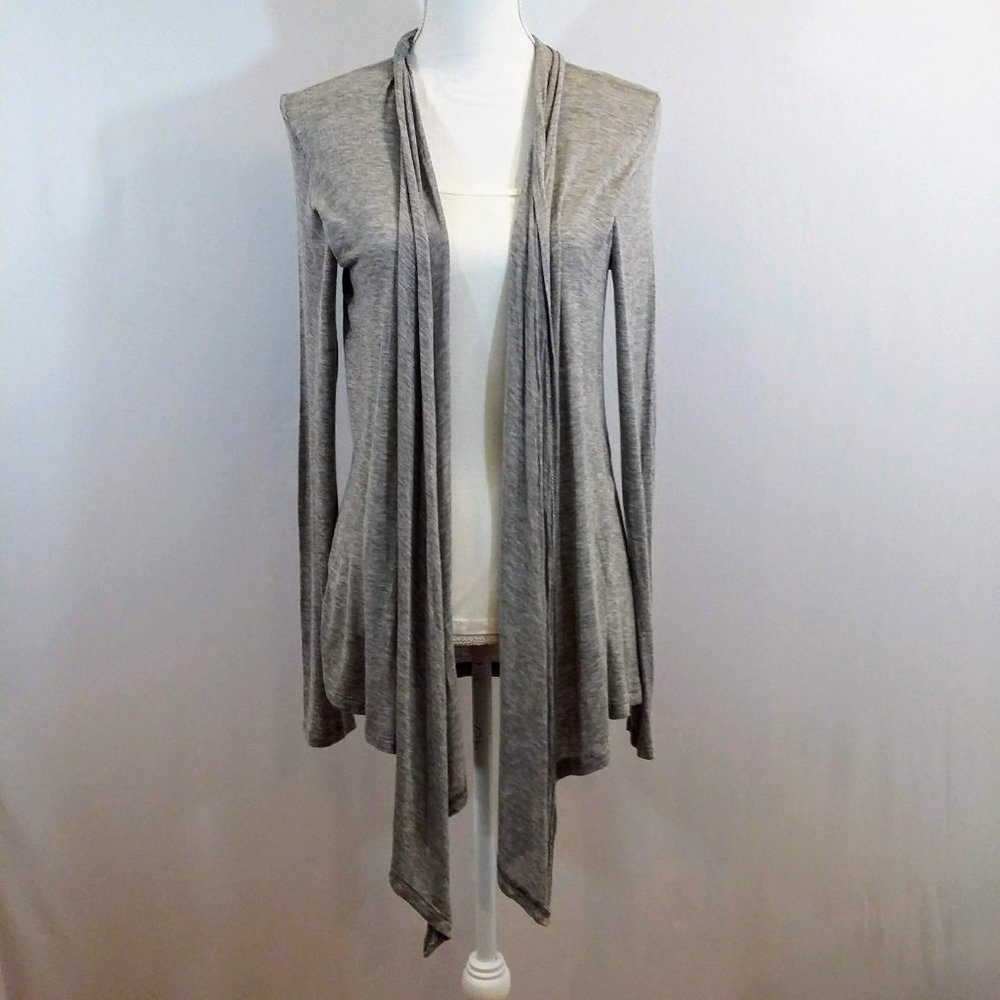 Body Central M Women's Gray Long Sleeve Pull Over